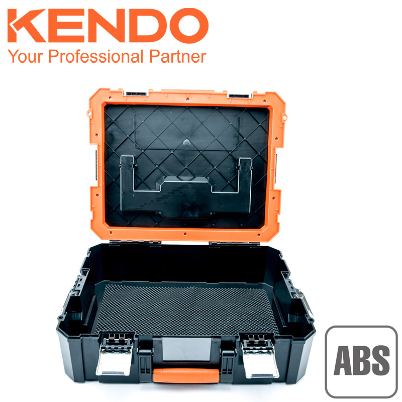 KENDO Systainer přepravní kufr na nářadí, ABS, tvrzený plast, 46x35.7x15.1, 90261