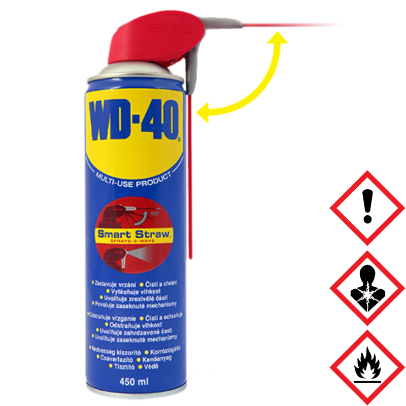 WD-40 Univerzální olej 450ml s koncovkou Smart Straw® DPF 3695033
