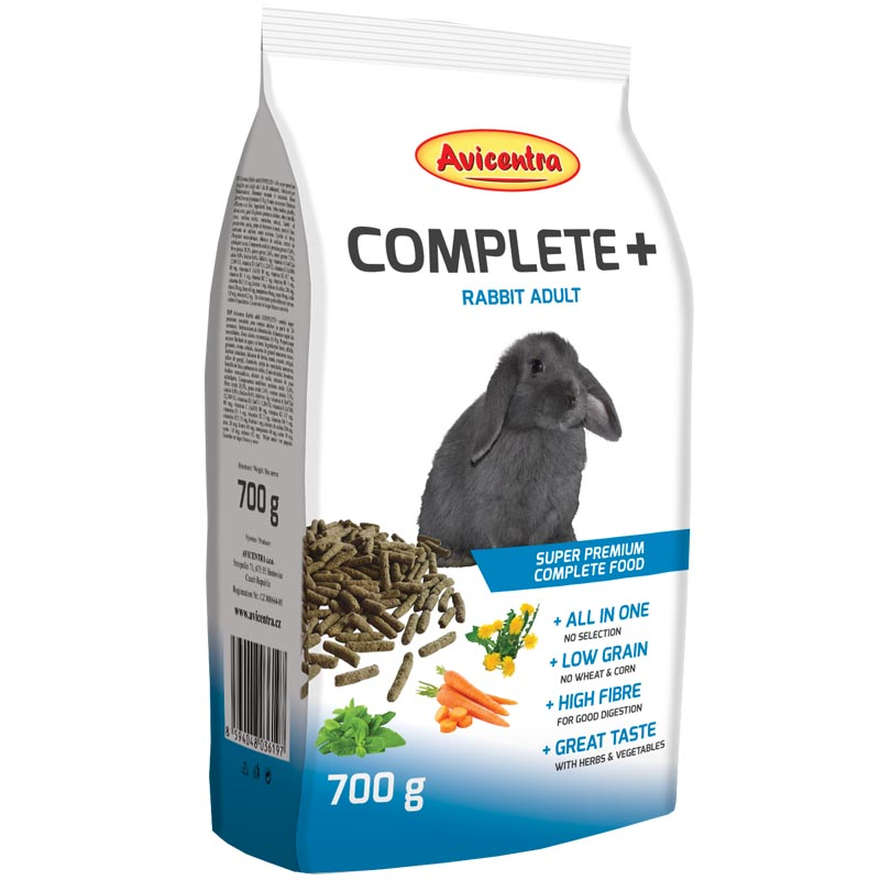 AVICENTRA krmivo pro králíky COMPLETE+ 700 g 790