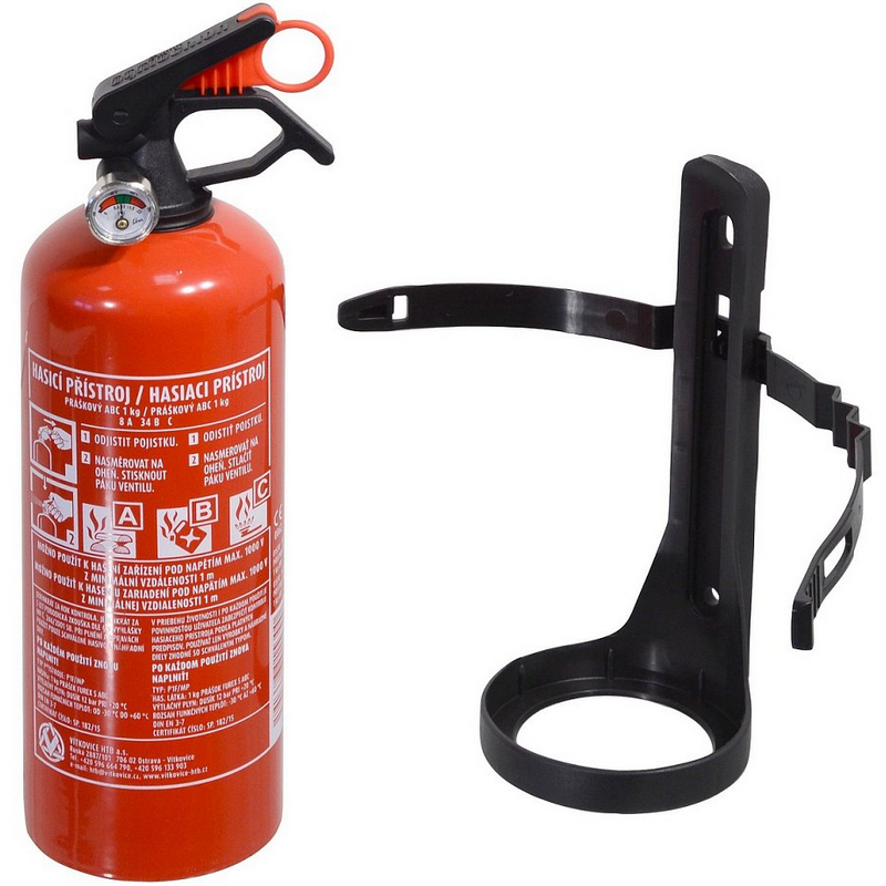 SHERON Přístroj hasicí práškový 1kg 5800668<