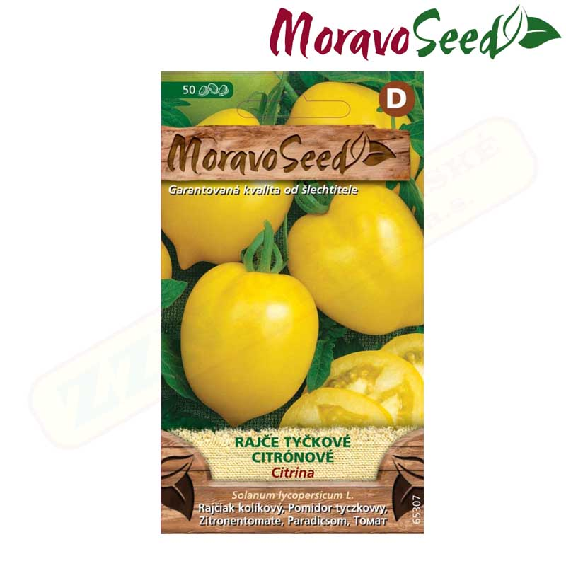 MORAVOSEED Rajče tyčkové citronové CITRINA, žluté 65307